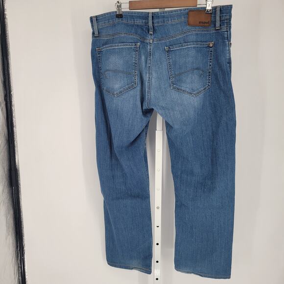 Mavi Jeans Womens Sz 18 Zach Straight Leg Medium Wash Blue - Picture 5 of 5